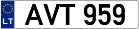 Truck License Plate